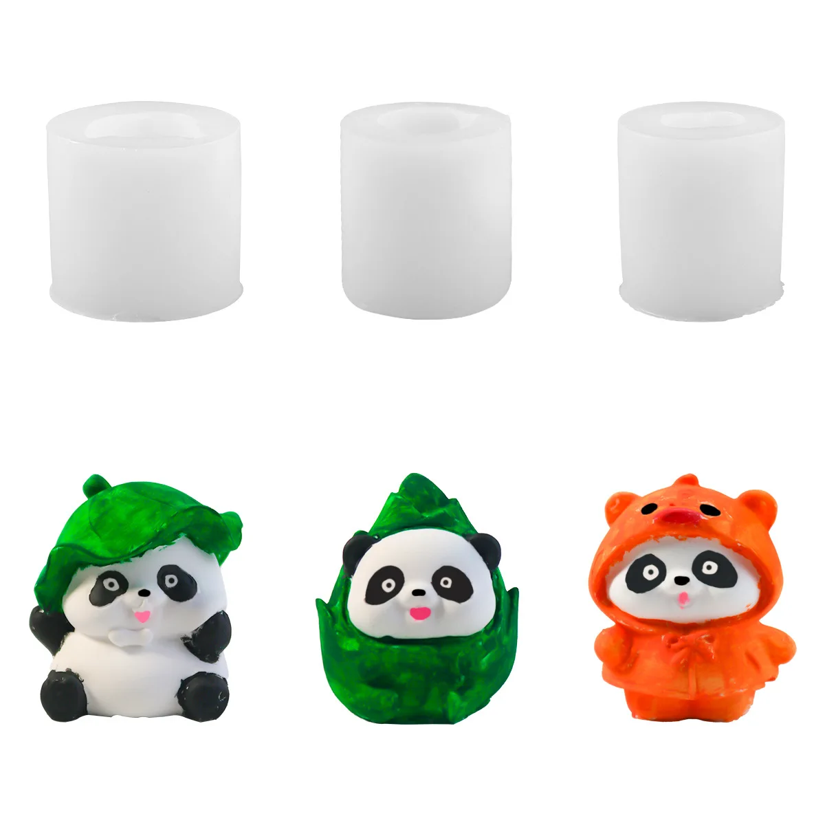 Create Stunning Home Decor with Durable 3D Panda Silicone Molds for Crafts