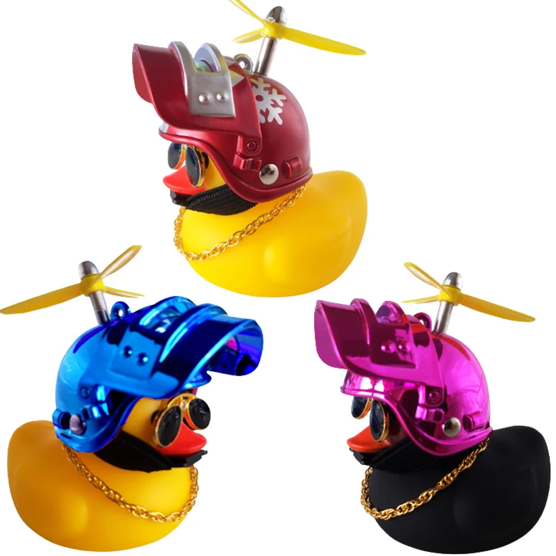 Why This Yellow Duck Helmet Ornament Boosts Safety and Style on Your Ride