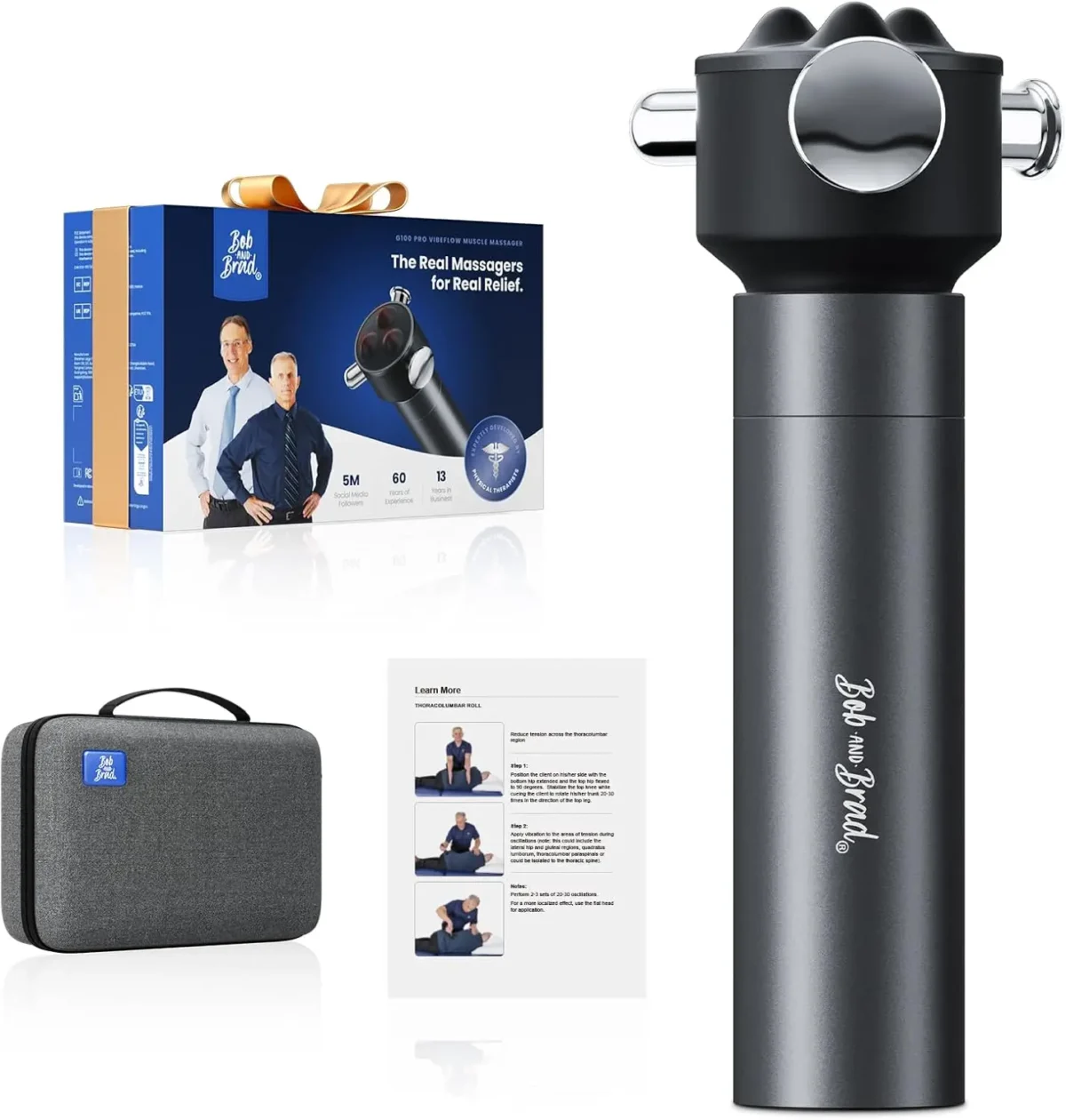 Experience Lasting Pain Relief with VibeFlow Deep Tissue Vibration Massager