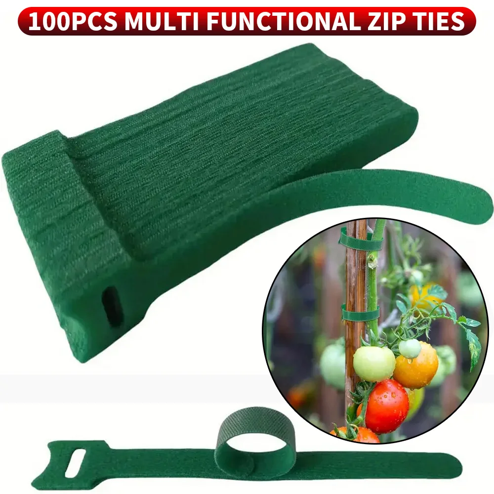 Durable Velcro Plant Ties for Easy Gardening and Versatile Home Use
