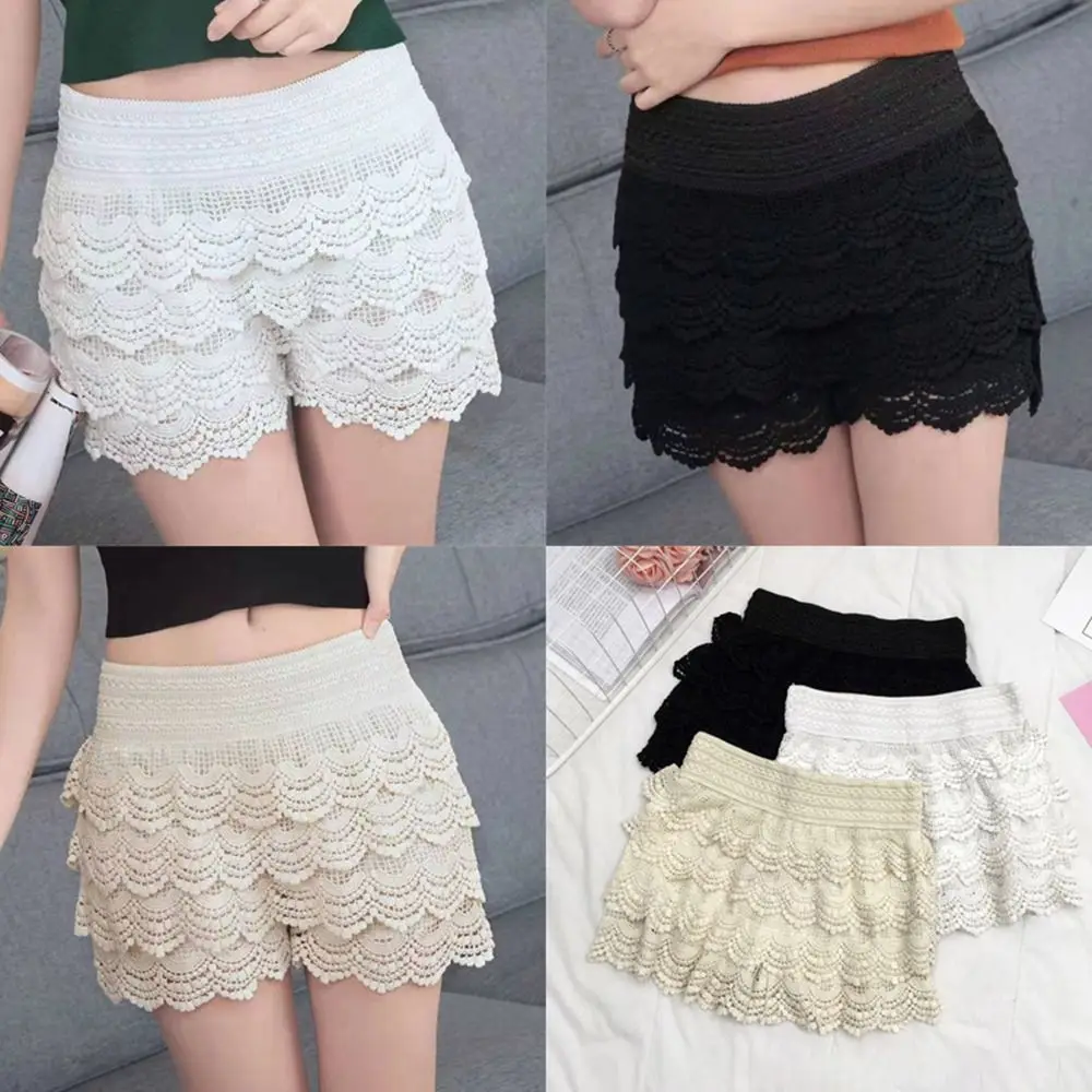 Stylish High-Waist Crochet Shorts for Women Perfect Summer Comfort and Flair
