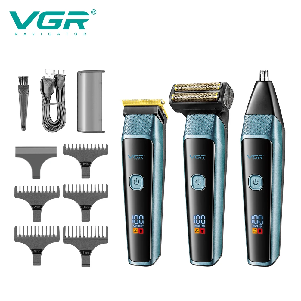 Ultimate Grooming Guide for Men Using the VGR 3-in-1 Trimming Kit