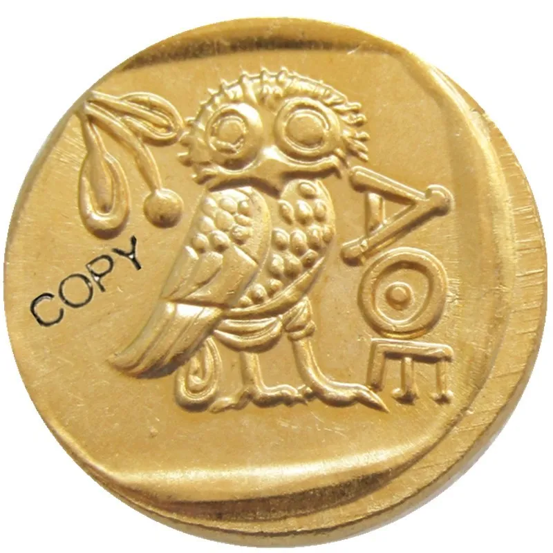 In-Depth Review & Buyer Guide: G(02)Ancient Athens Greek gold Drachm – Atena Greece Owl Drachma Gold Plated copy coins – Product Review