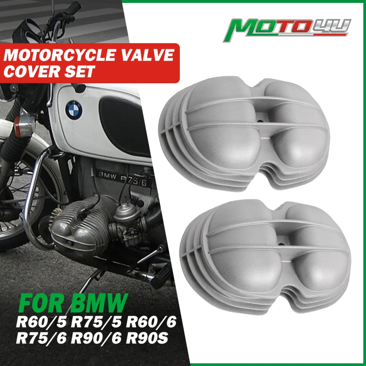 Top Valve Cover Set for BMW R Airhead Bikes Enhancing Performance and Style